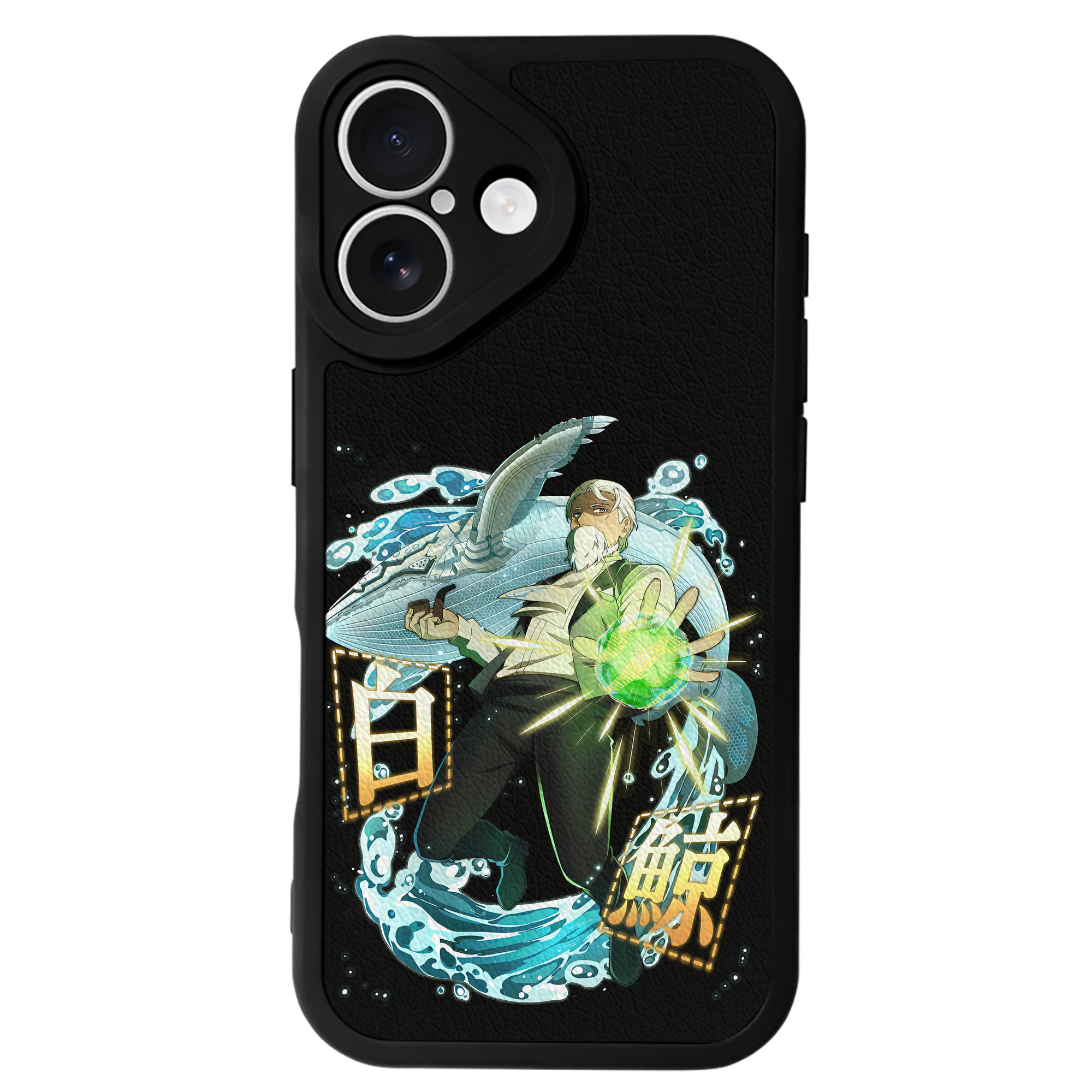 （画像用） 文豪ストレイドッグス Bungo Stray Dogs 【iPhone 16シリーズ対応】シリコンスマホケース（レザー調） 材質：シリコン